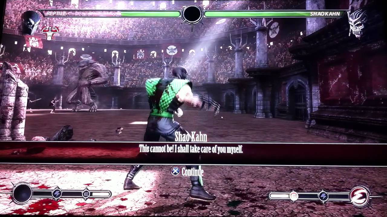 MK9 - Challenge Tower mission #300 (Reptile) No Health Boost!