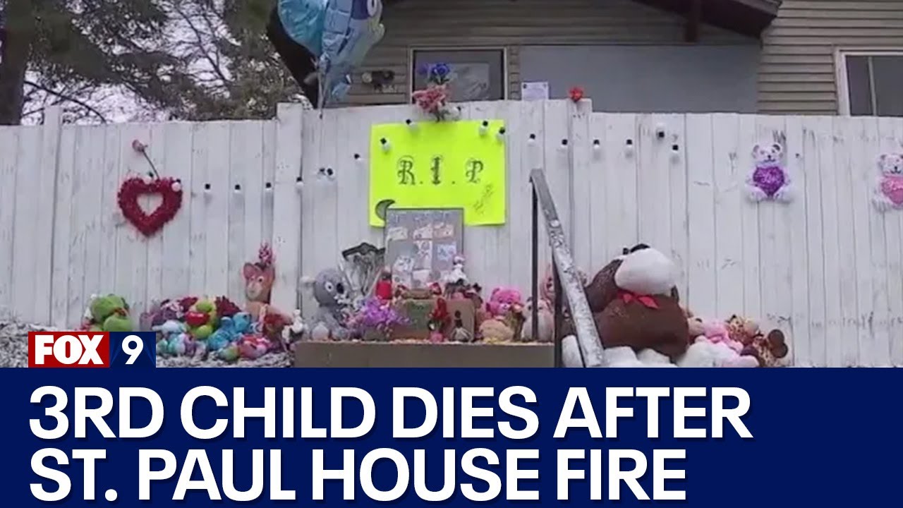 3rd child dies after St. Paul house fire