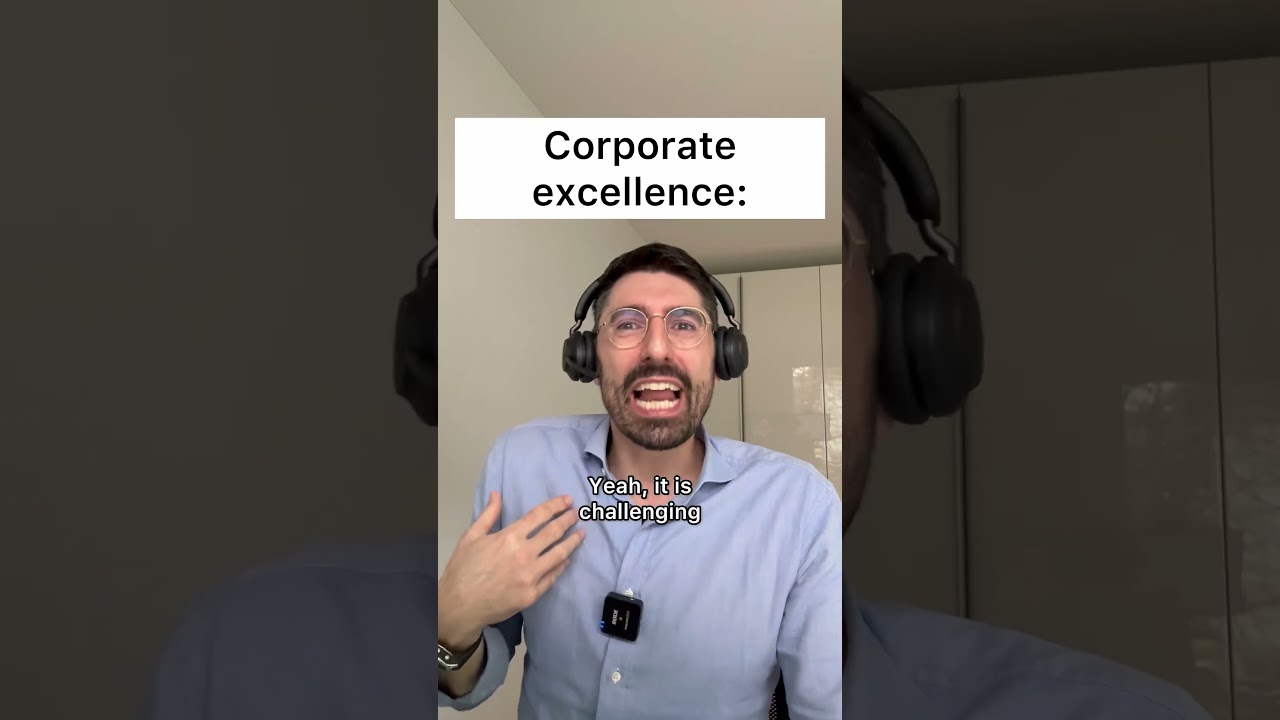 Corporate excellence be like 🤣