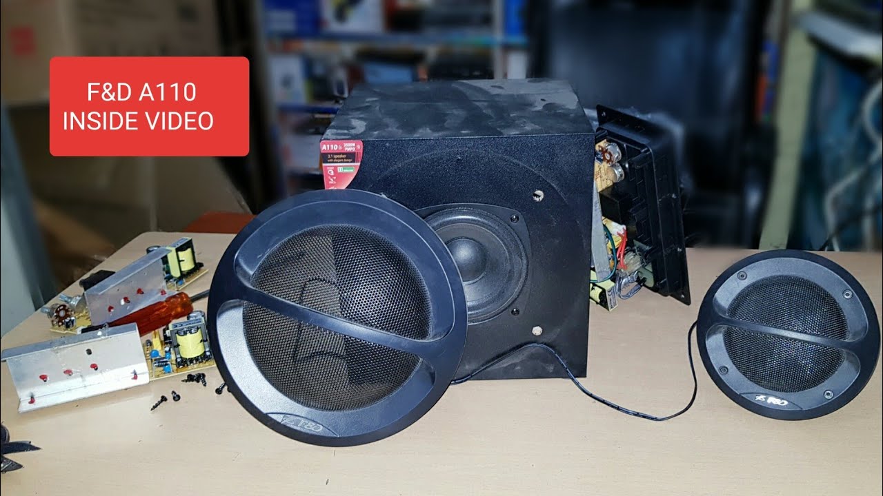 F&D A110 2.1 INSIDE VIDEO IN HINDI (F&D BEST 2.1 SYSTEM)