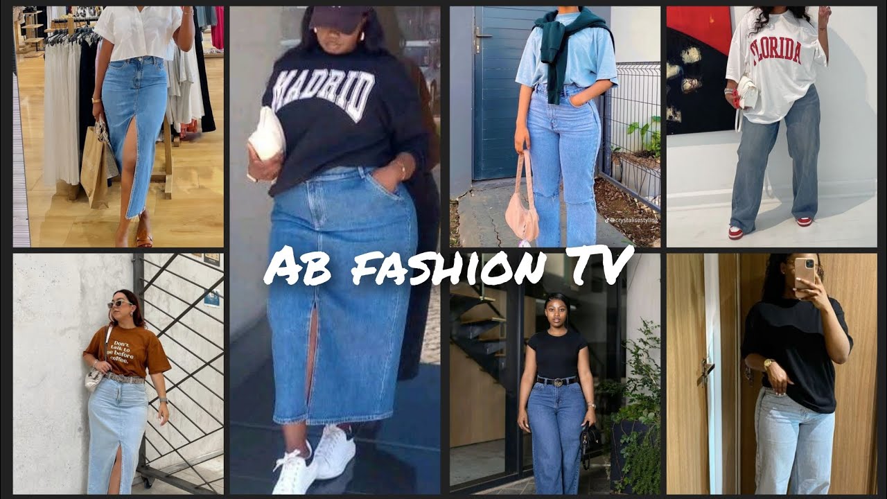 Stylish but modest ways to step out in jeans 👌#2025 #fashion