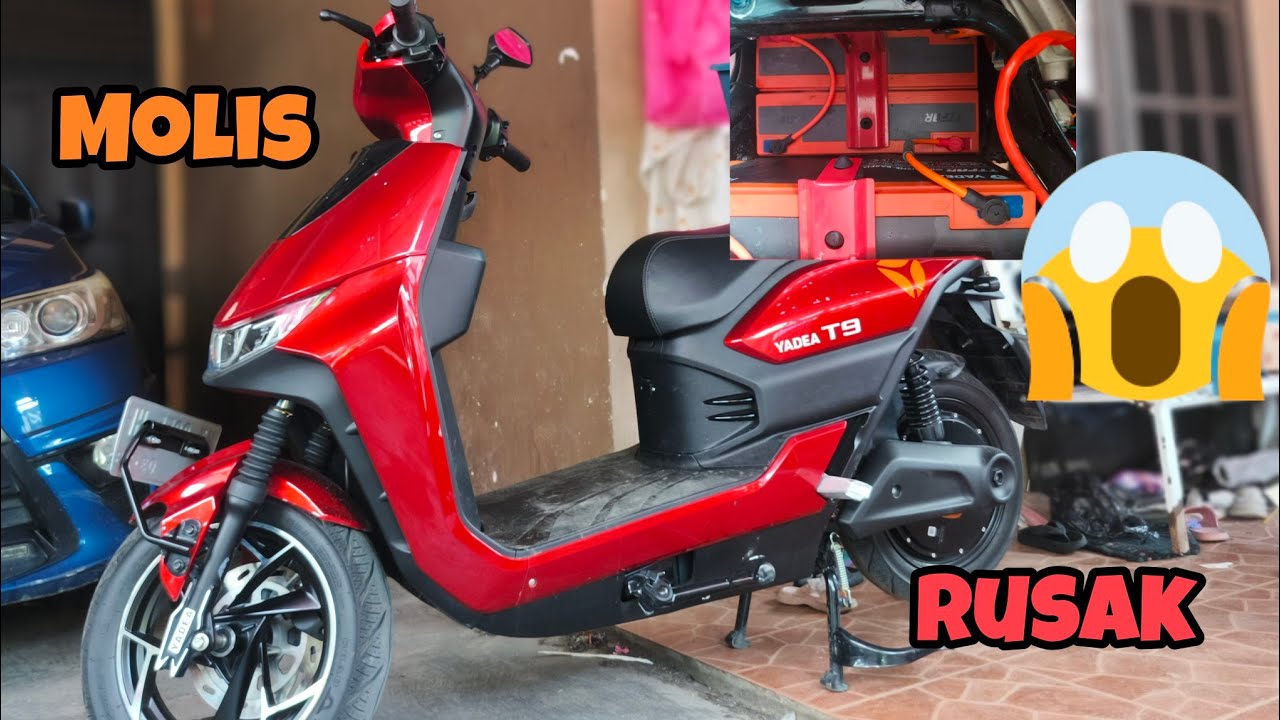 Baterai motor listrik Yadea T9 kembung?? apa yang harus Dilakukan?