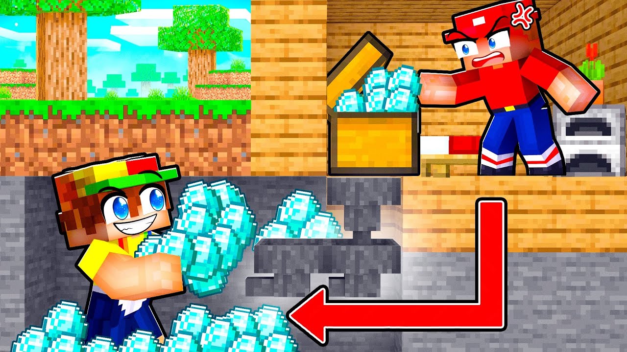 7 Ways to STEAL Diamonds in Minecraft!