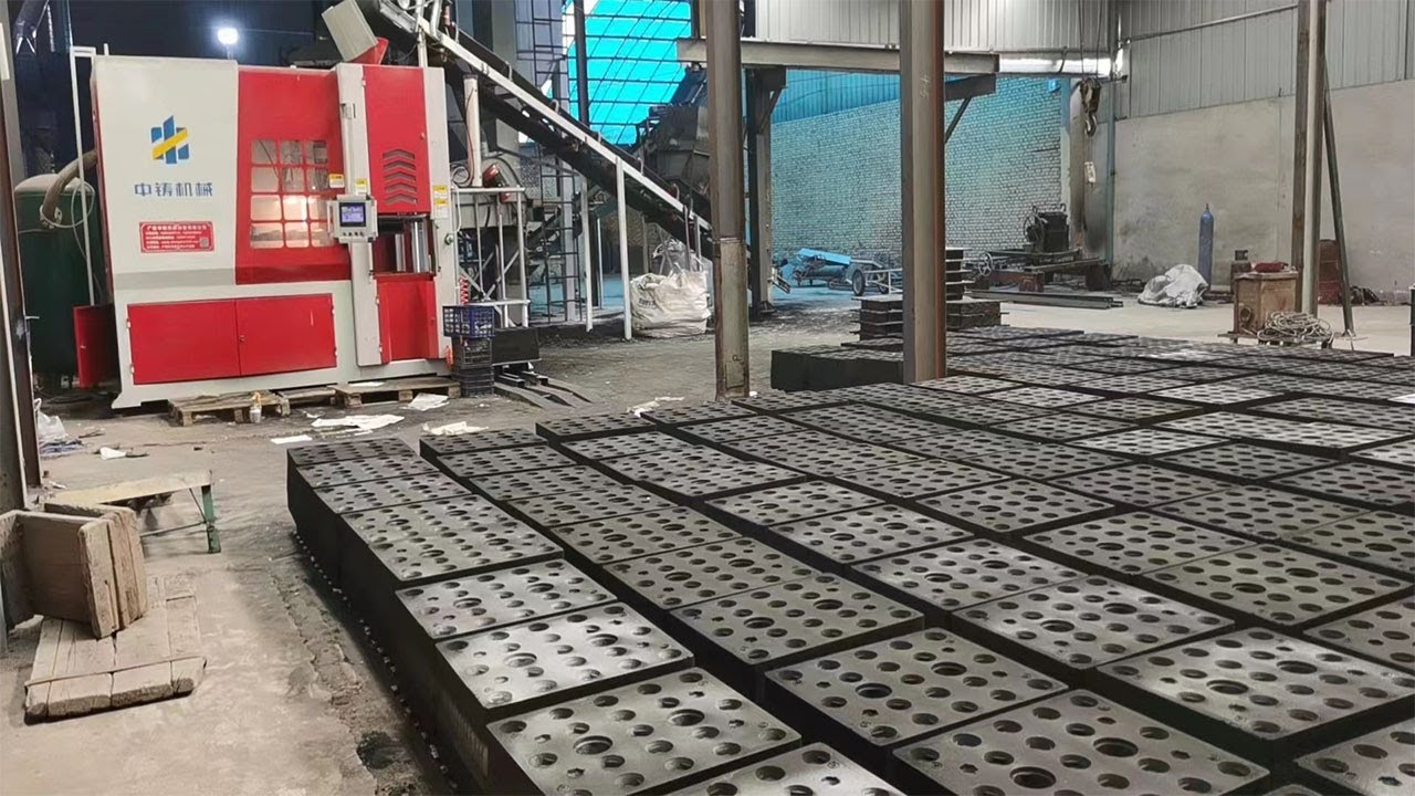Automatic Green Sand Molding Foundry Machine and Sand Casting Processing