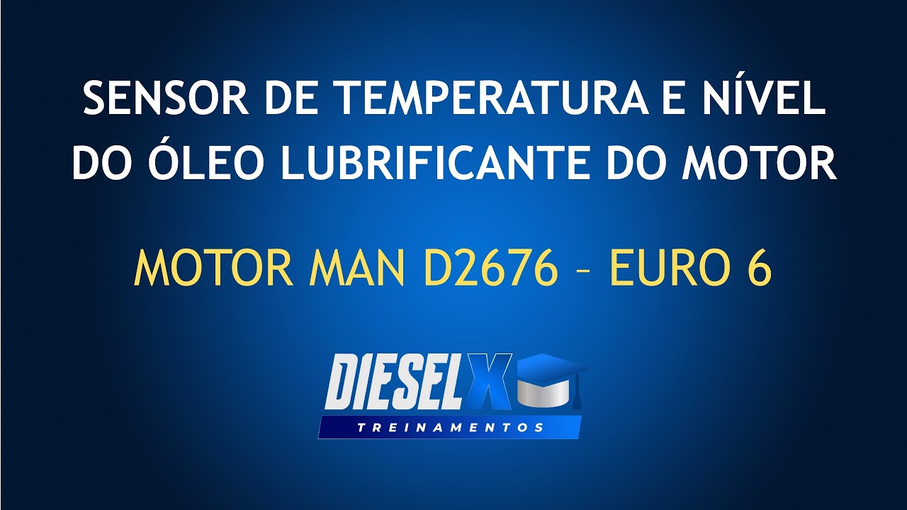 SENSOR DE TEMPERATURA E NÍVEL DO ÓLEO DO MOTOR MAN D26 EURO 6
