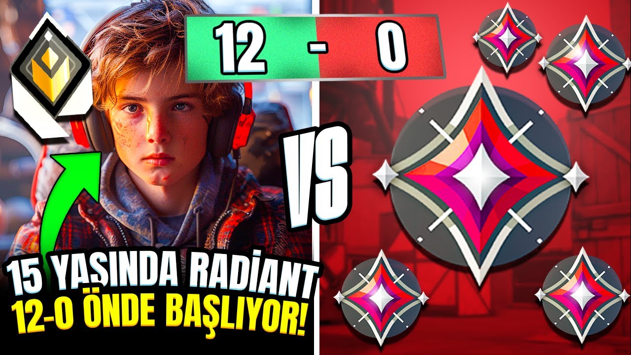 15 yaşında 1 RADİANT vs 5 İMMORTAL! | Valorant