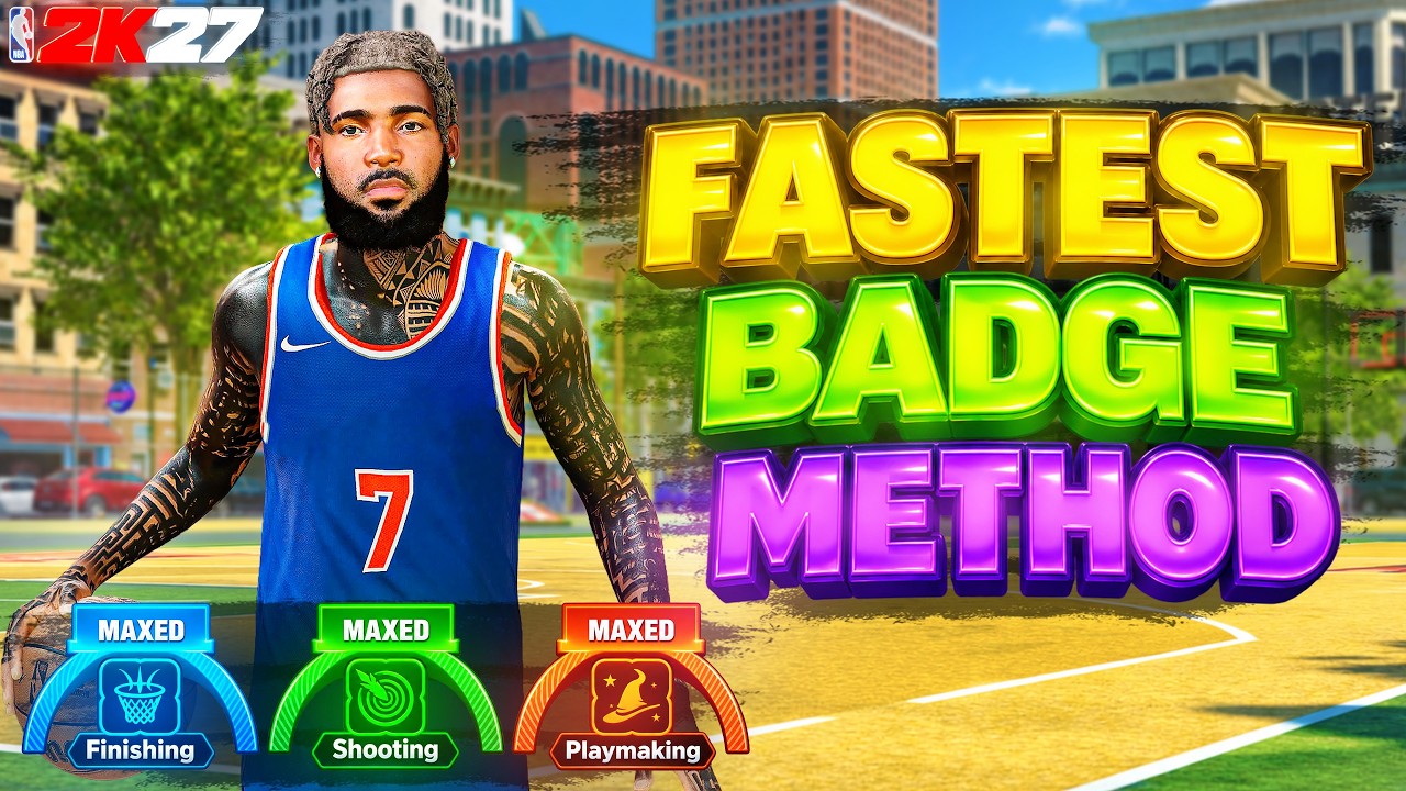 NBA 2K27 &mdash; как получить ВСЕ значки менее чем за 5 часов БЕЗ VC!!