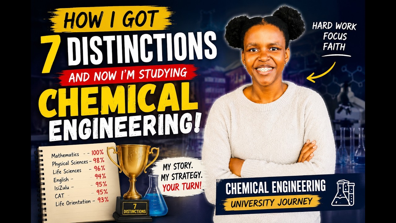 How She Got All Level 7s in Grade 12 | Made It to Chemical Engineering | University of Cape Town