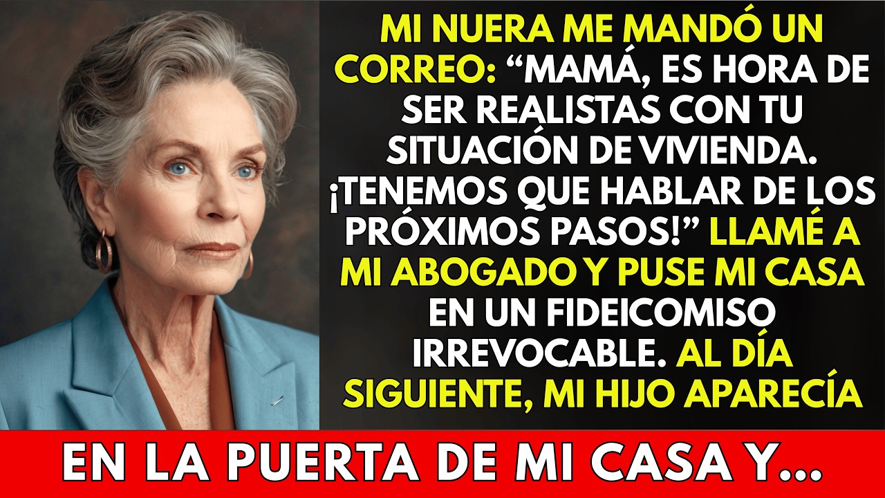 Mi nuera me escribió: “Mamá, es hora de ser realistas con tu vivienda. ¡Hablemos de los próximos pas