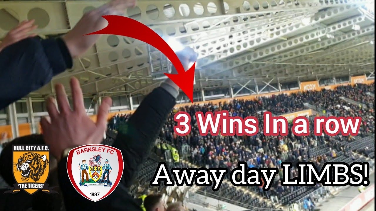 AWAYDAY LIMBS & SCENES + 3 WINS IN A ROW! | Hull vs Barnsley vlog