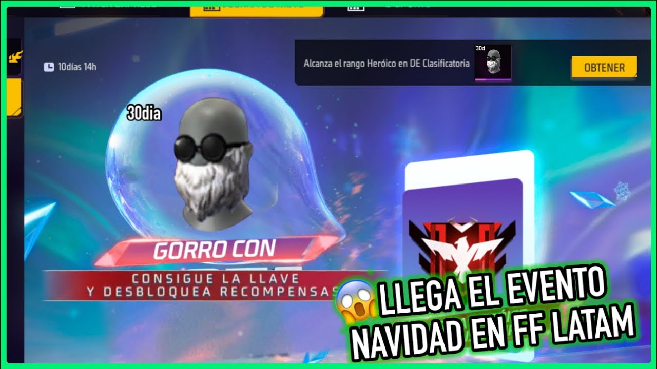Llego los Eventos de Navidad Gratis a FF Latam 😱🎁 | JORGEPLAYED