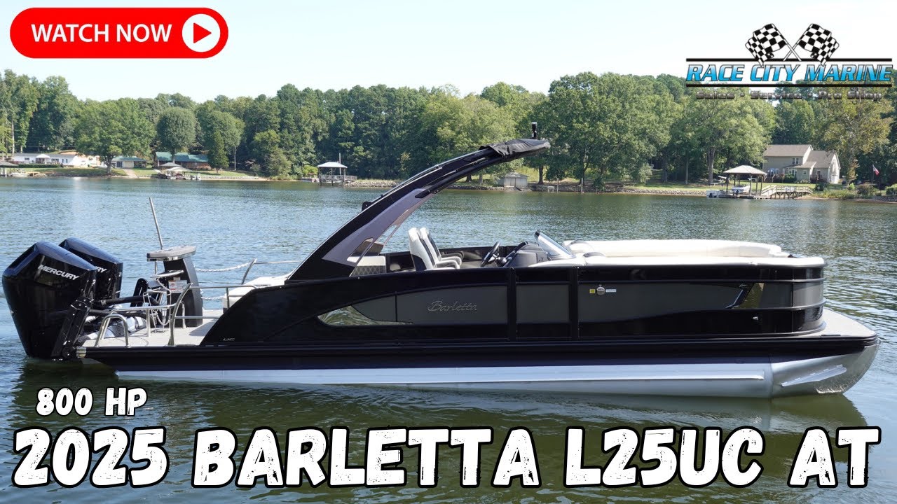 New 2025 Barletta L25UC AT 25 ft Pontoon Boat For Sale In Mooresville, NC: Walkaround and Review