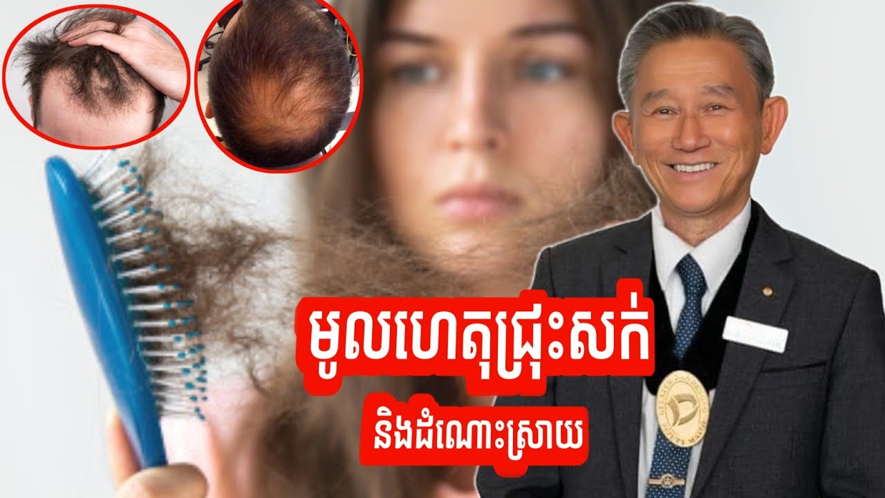 មូលហេតុជ្រុះសក់ និងដំណោះស្រាយ | Hair Loss