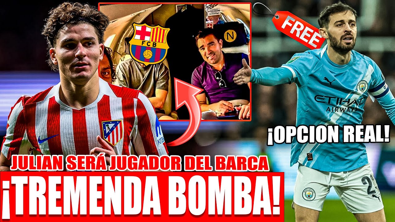 😱BOMBAZO MUNDIAL! DECO SE REÚNE con JULIAN ÁLVAREZ PARA TRAERLO al BARÇA ¡BERNARDO GRATIS ES REAL!💣