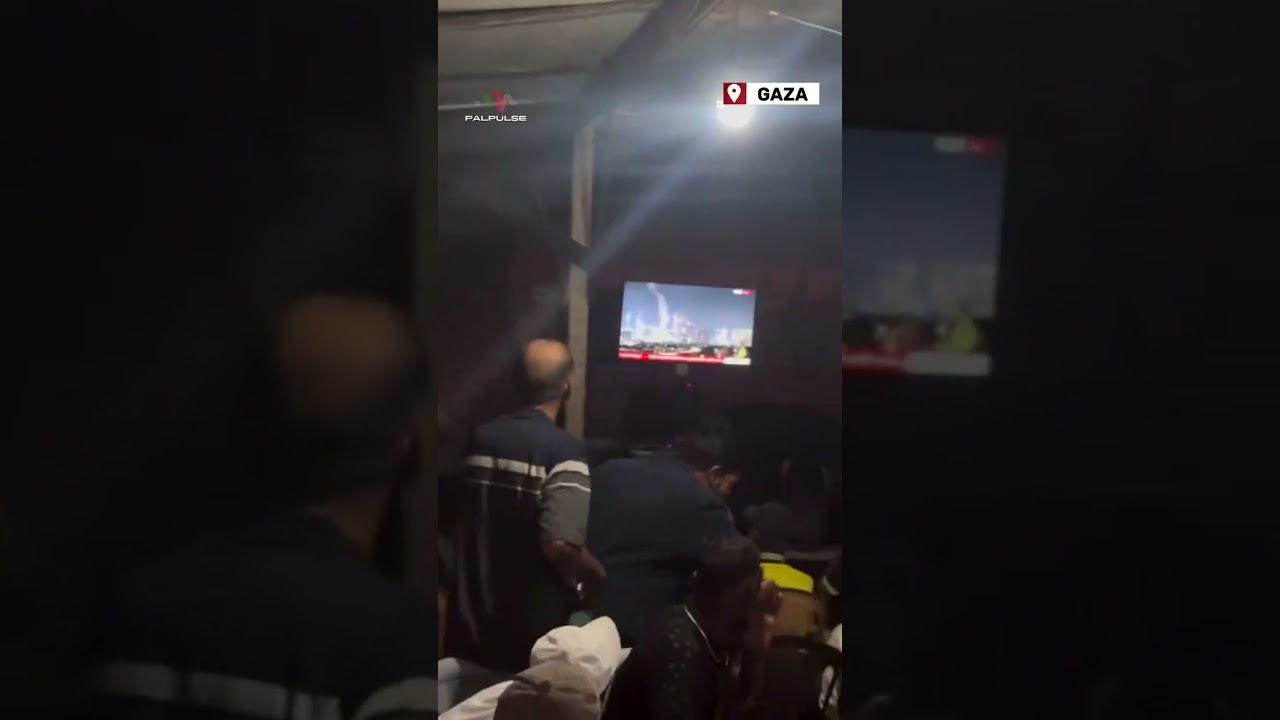 Gazans celebrate Iranian missiles striking Israel