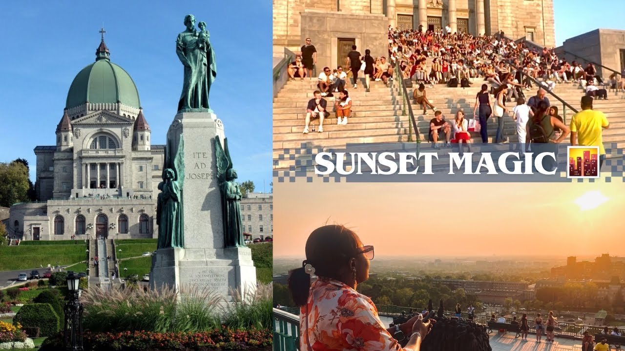 SUNSET AT CANADA's BIGGEST CHURCH - St Joseph's Oratory 🌆