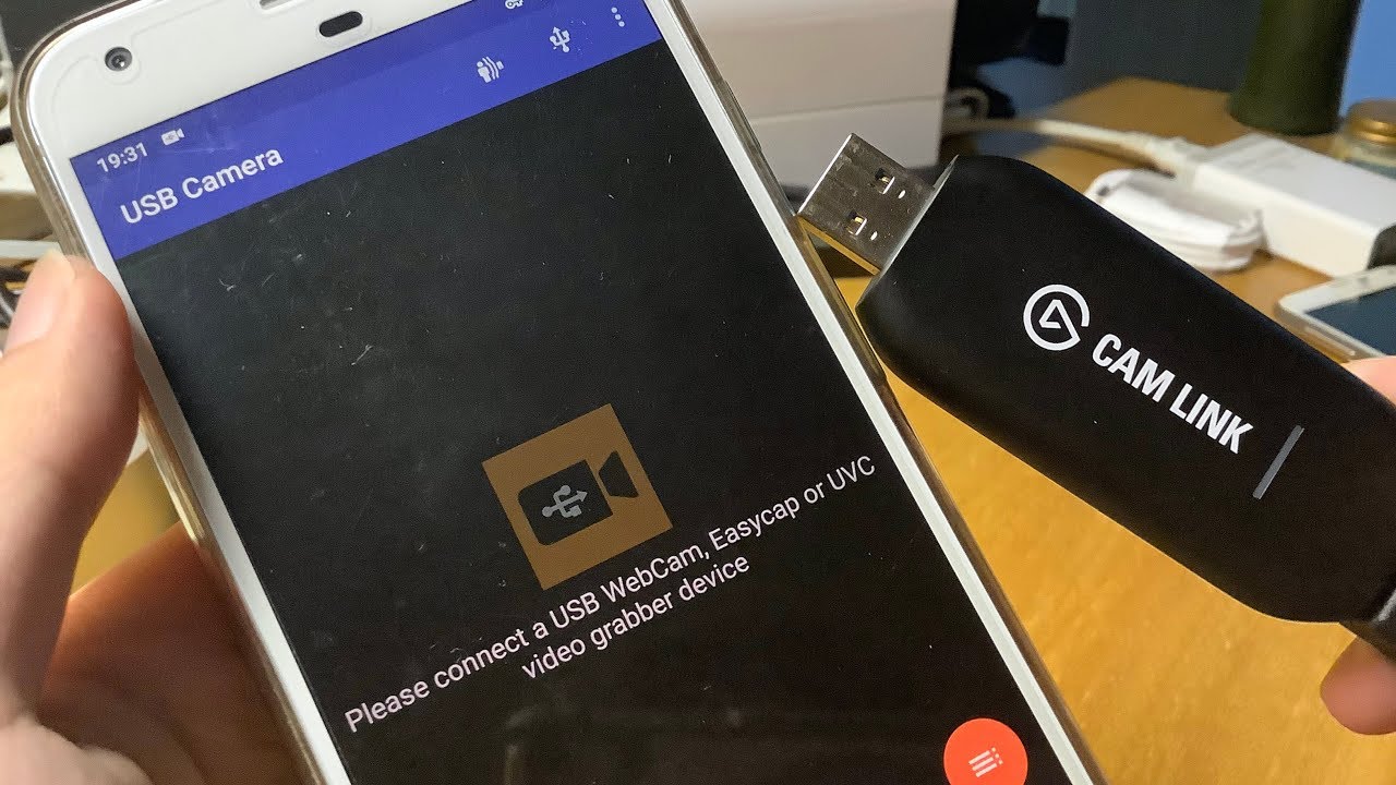 Use Elgato Cam Link on android via USB Camera app