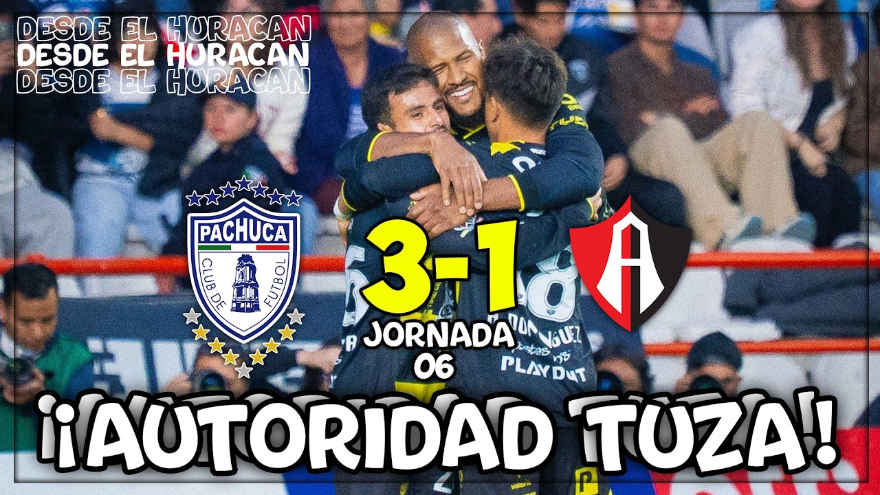 🌪️ ¡PACHUCA IMPONE CONDICIONES EN CASA! | Pachuca vs Atlas 3-1 | REACCIÓN DESDE EL HIDALGO 🏟️