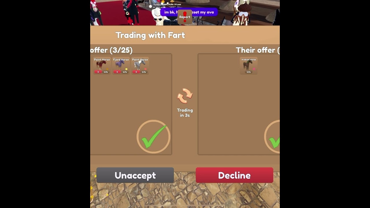 Trading Away a Moonstone IUC IUH | Wild Horse Islands | #roblox