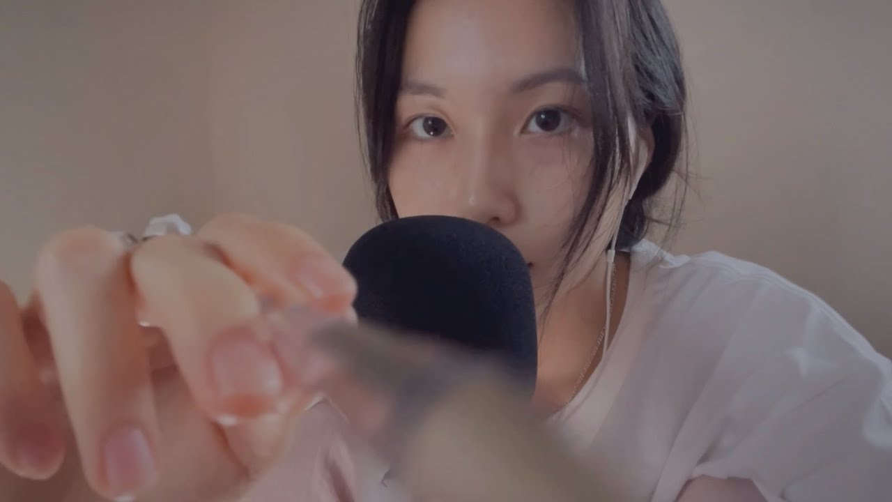 ASMR  11 triggers for sleep (soft singing included)