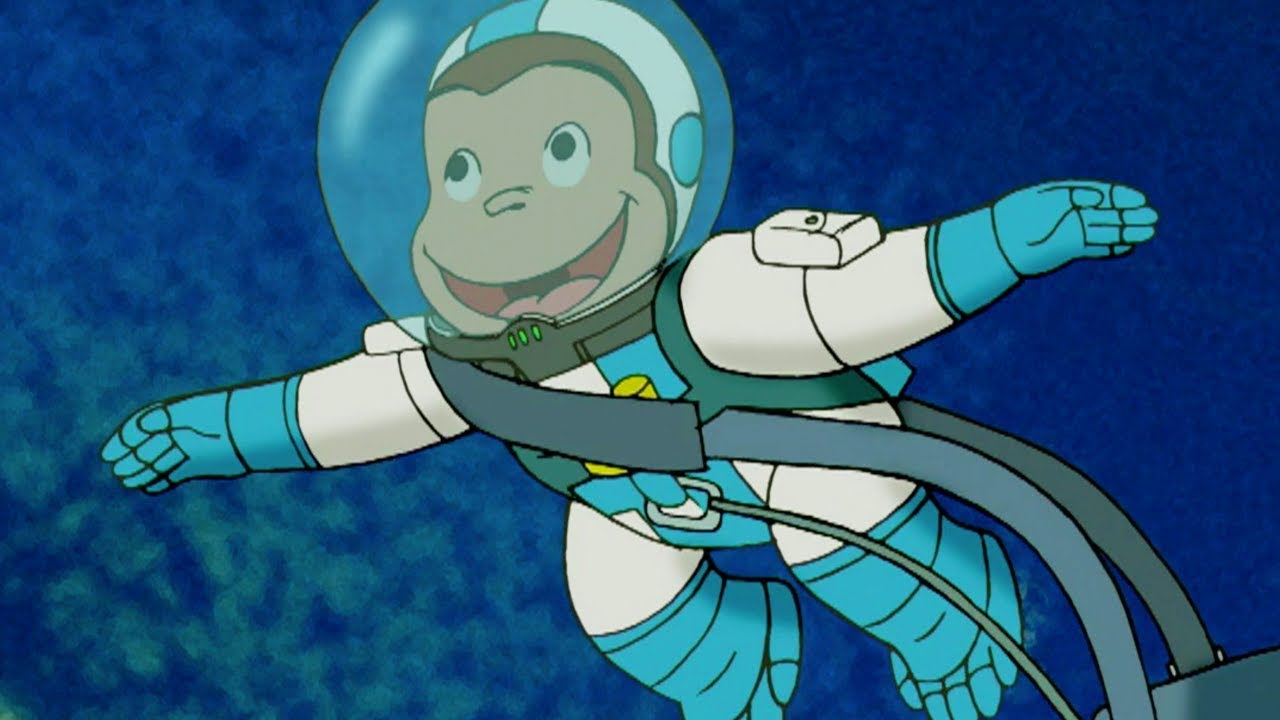 Curious George 🐵Grease Monkeys in Space 🐵Kids Cartoon 🐵 Kids Movies 🐵Videos for Kids