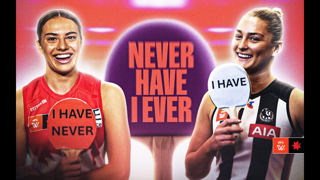 AFLW plays never have I ever!!!