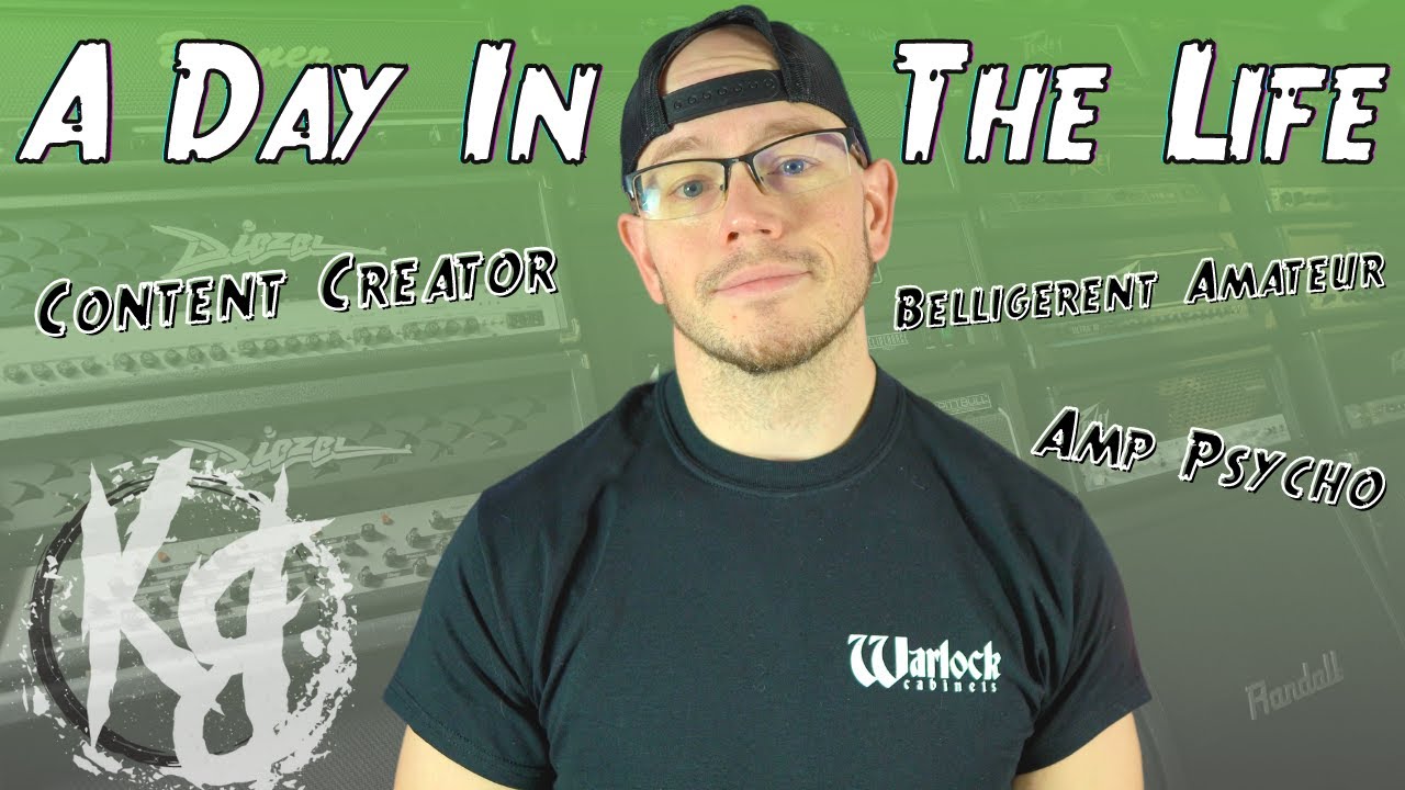 Belliegerent Amateur | A Day In My Life As A YouTube Guitar Content Creator!