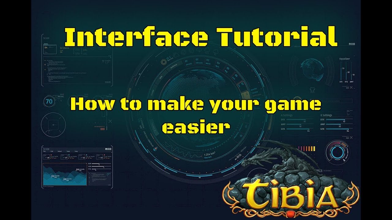 Interface Tutorial- Jak ułatwić sobie gre #2 - Tibia 2021