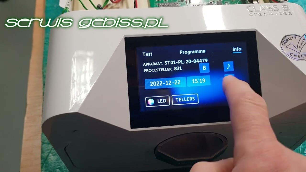 Obsługa programatora autoklawu enbio