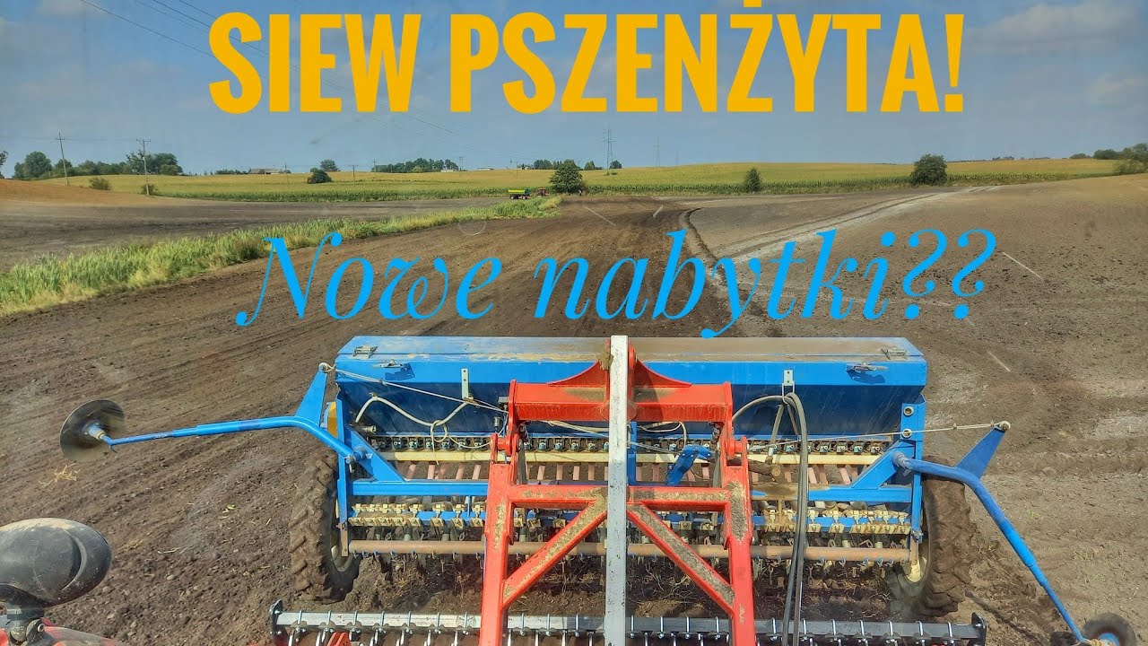 Siew Pszenżyta🌾 Nowe nabytki! Wał Packera AgroSystem! NIEMENÓWKA#67