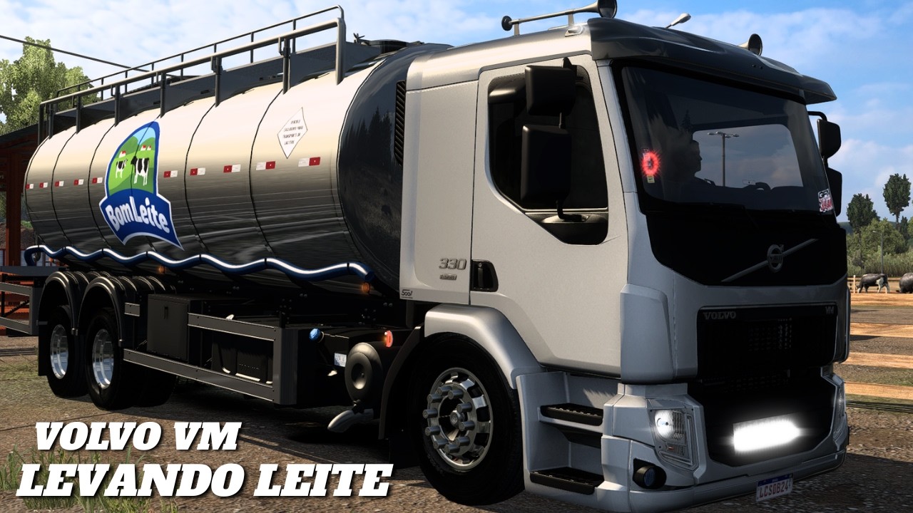 Volvão VM Carregado de Leite na pressão MAPA MINAS - ETS 2 1.58 MODS
