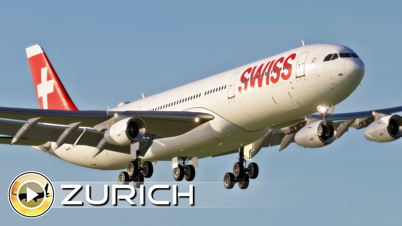 ZURICH AIRPORT | BEST SPOTTER WEATHER | MSFS PLANE SPOTTING