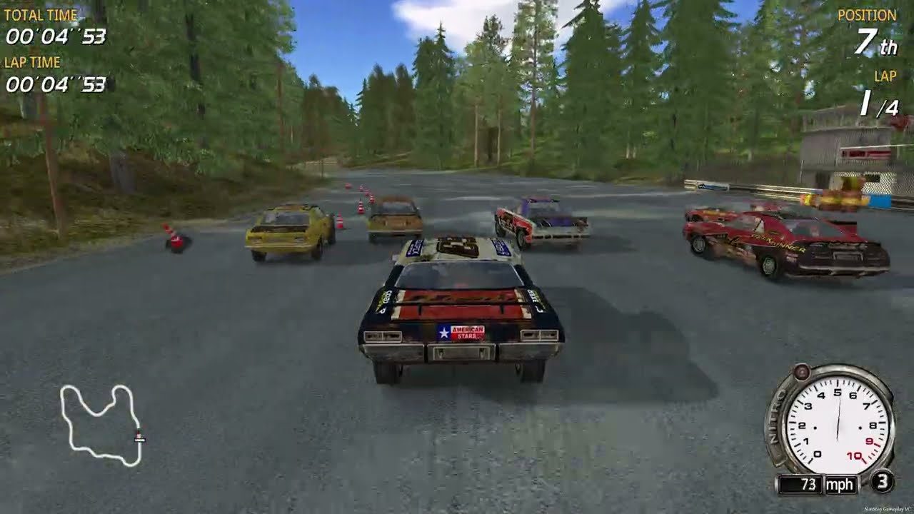FlatOut Gameplay Part 20 [4K 60FPS PC] No Commentary