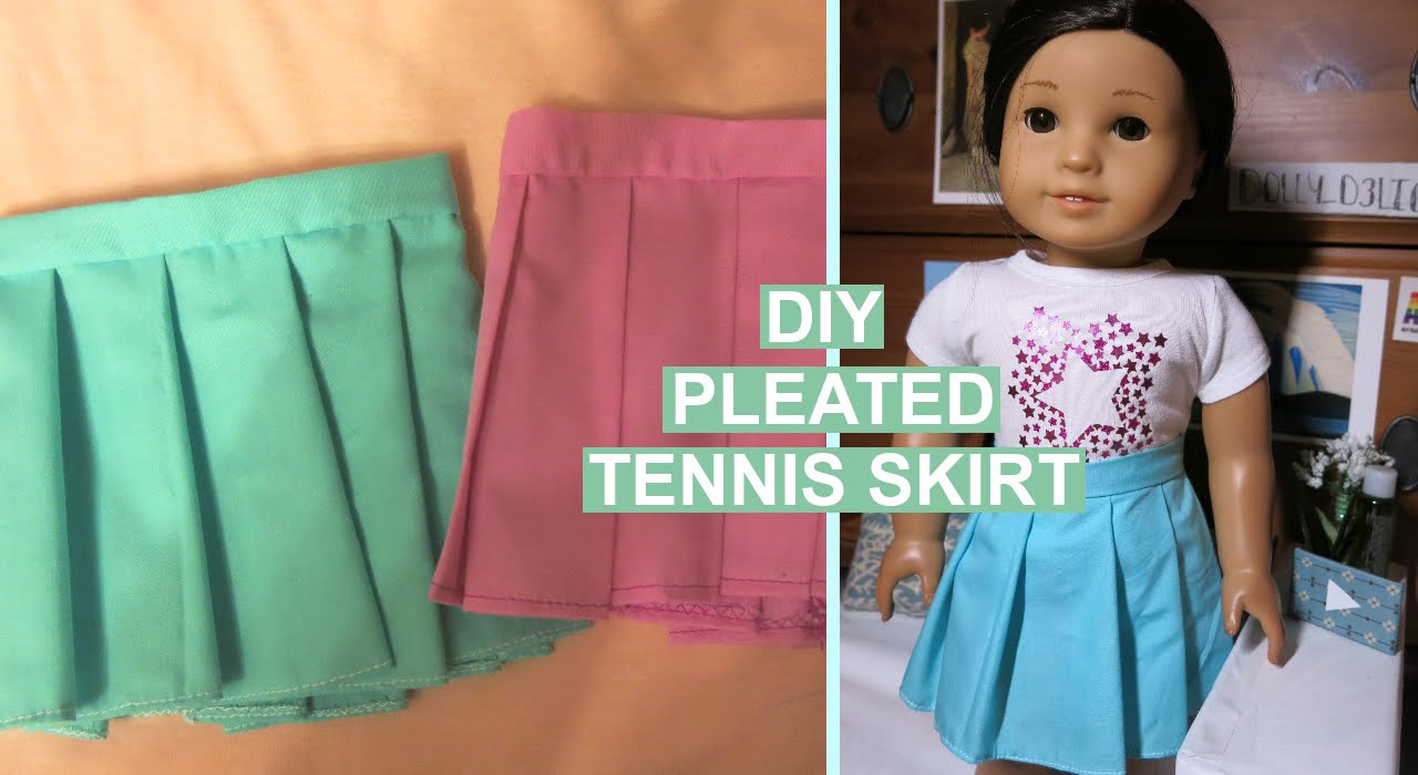 DIY AMERICAN GIRL TENNIS SKIRT! - Summer D3lights 2016