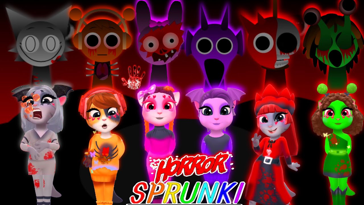 My Talking Angela'm 2 😻 || 🌈 SPRUNKI | phasi 2 👿 | Harror | New Update || Cosplay