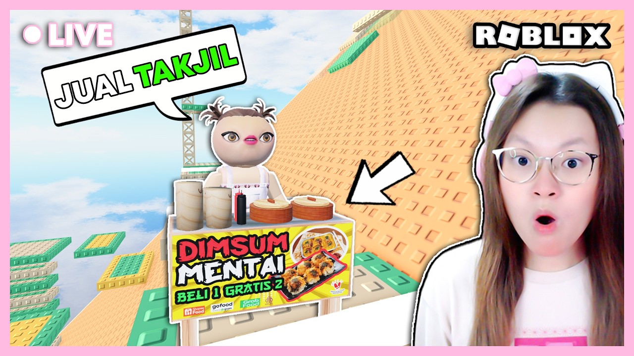 ADA AKU JUALAN DIMSUM DI TOWER INI ?!! [NGABUBURIT TOWER RAMADHAN ROBLOX INDONESIA]