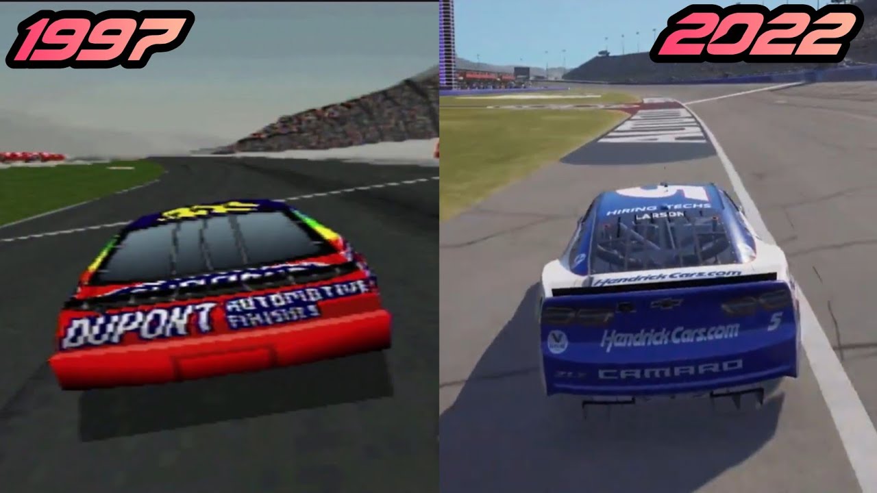 Evolution of Auto Club Speedway in NASCAR Games