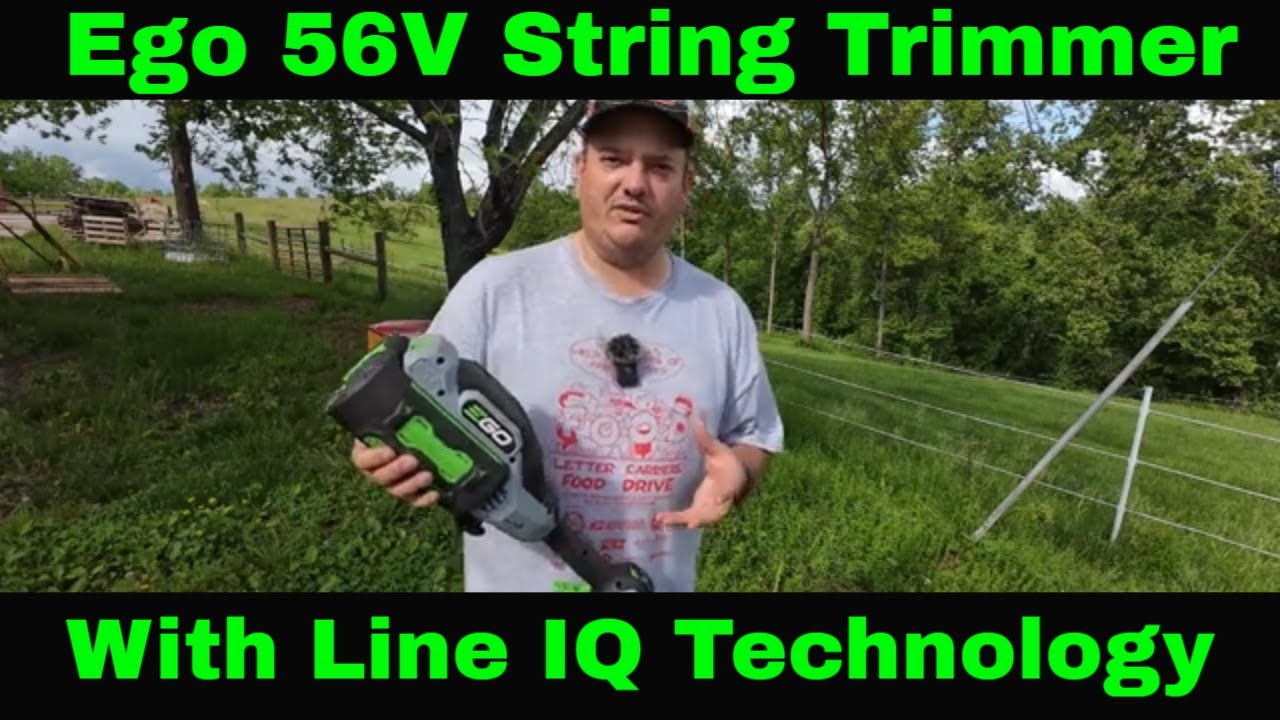 Ego 56v Battery String Trimmer With Line IQ Technology First Test #393
