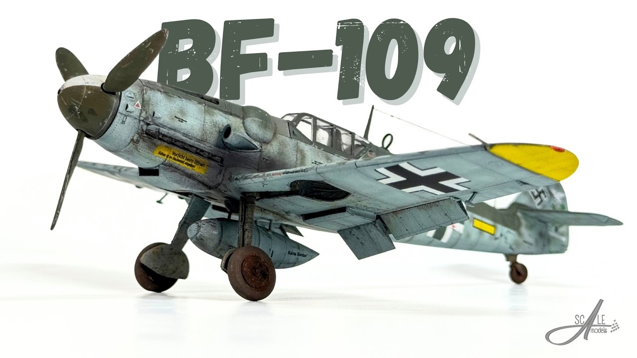 BF-109 G6 - Eduard 1/48 - FULL WEATHERING | Full build