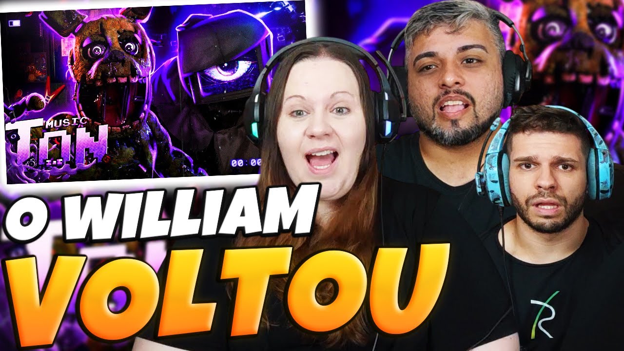 [O WILLIAM SEMPRE VOLTA!] Casca de Metal | O Doutor e Springtrap | Papyrus Da Batata | FAMILY REACTS