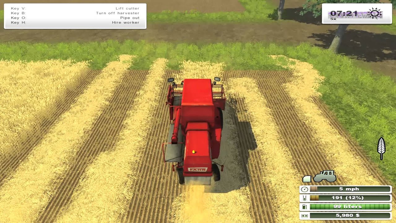 Farming Simulator 2013 Part 1 Let's harvest the field PC Gameplay 1440p