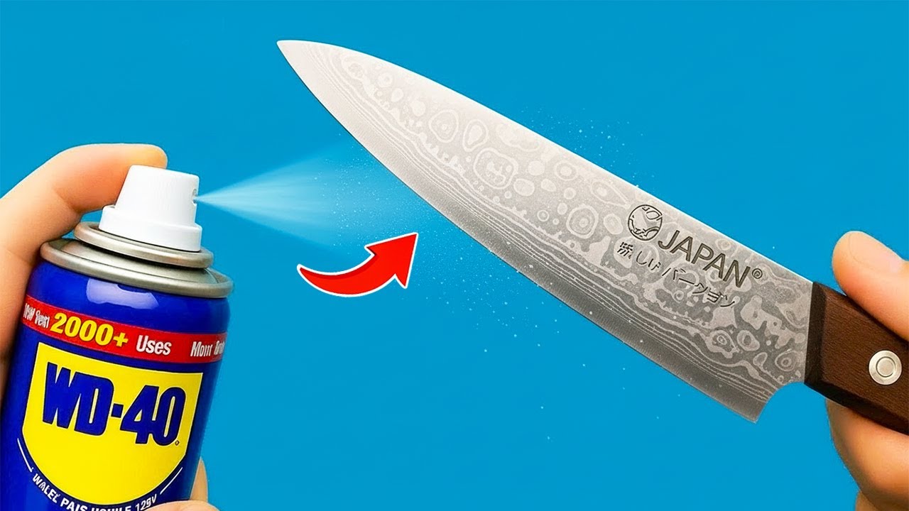 No one believes it! This is how Japanese chefs sharpen knives without a whetstone!