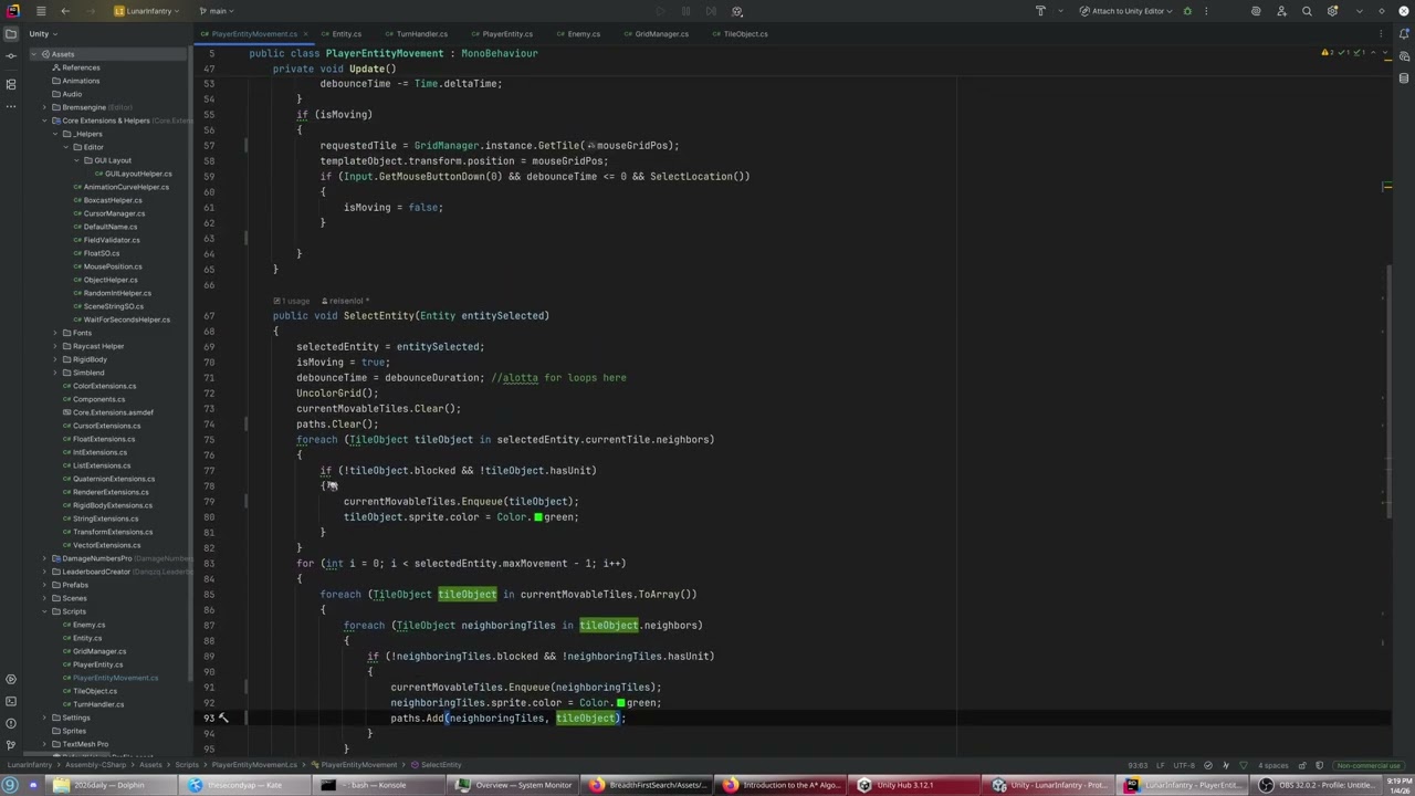 [1/4/2026] Game Development, Day 369 - 500 for loops