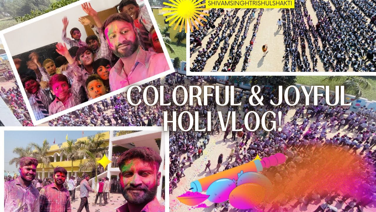 Vlog Holi In Sds School 