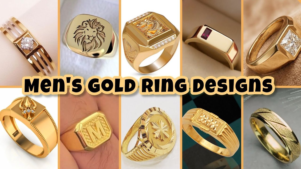 Men&rsquo;s Gold Ring Designs 2026 | Stylish & Trendy Collection