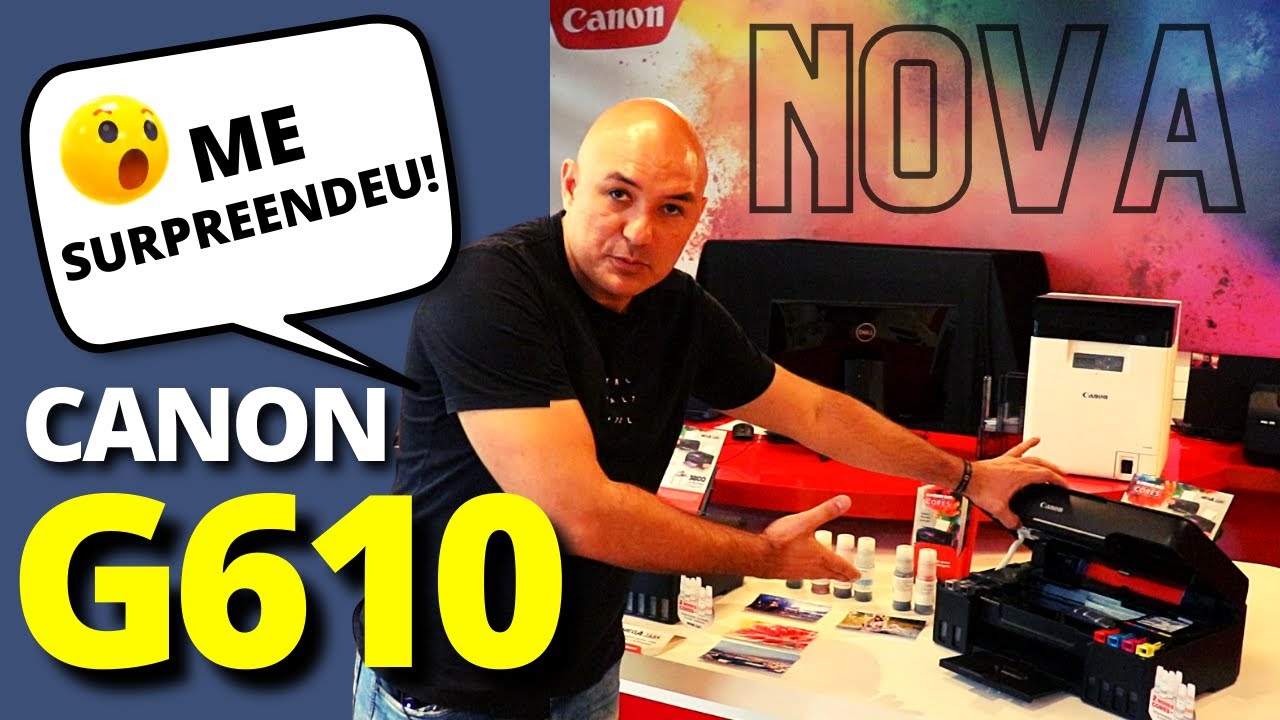 Impressora fotográfica Canon G610 Multifuncional . Fui na fonte conferir!