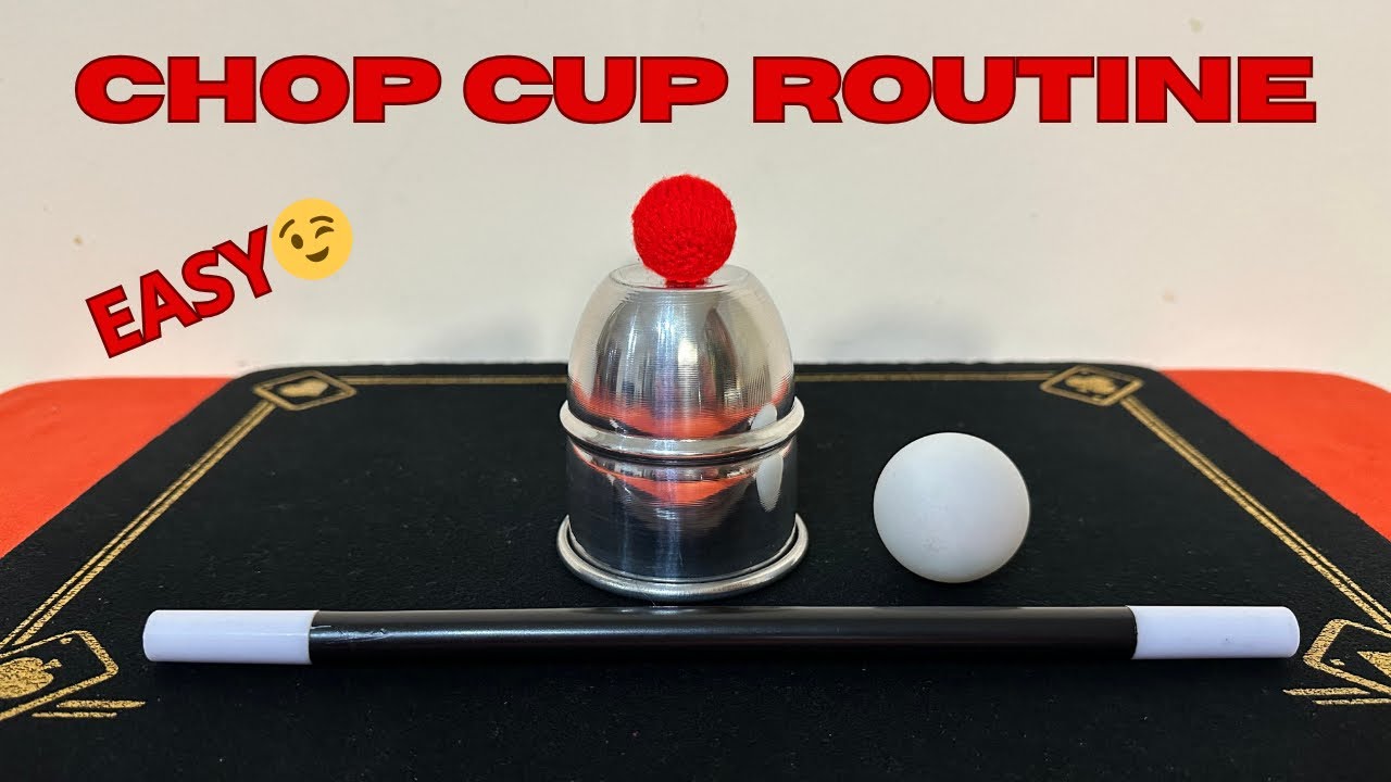 SIMPLE CHOP CUP ROUTINE | MAGIC TRICK TUTORIAL