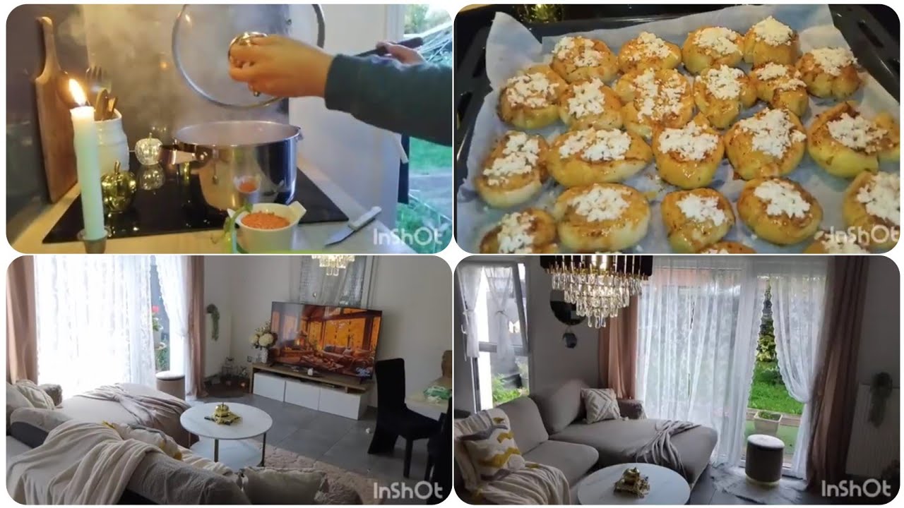 روتين الام للاطفال🤼‍♂️تنظيف🧼ترتيب طبخ جلسة المساء🌝☕️