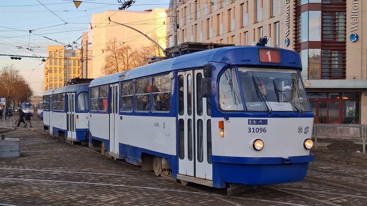 4 tatra trams meeting