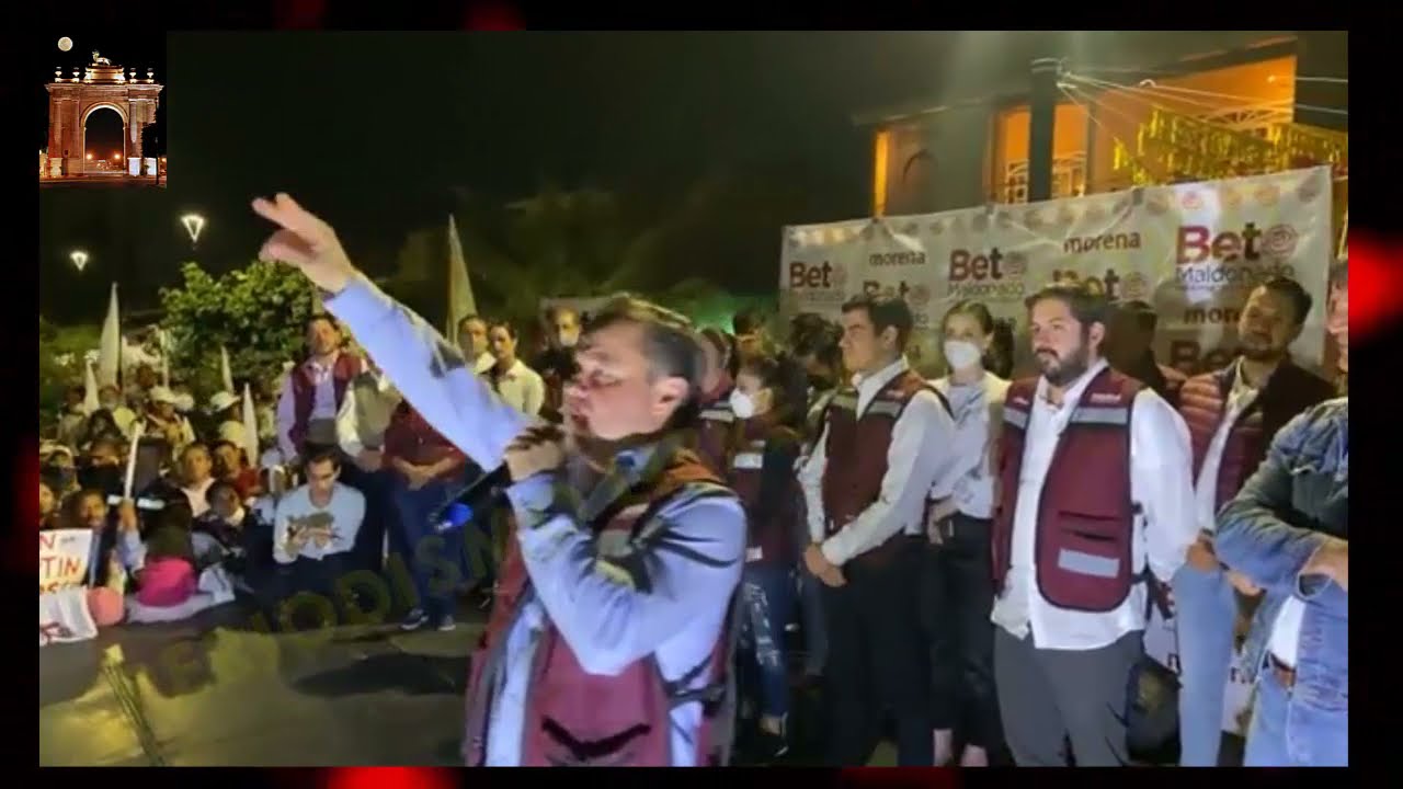 CIERRE DE CAMPAÑA DE BETO EN TLAQUEPAQUE JALISCO POR MORENA. VOTACIONES EL 21.